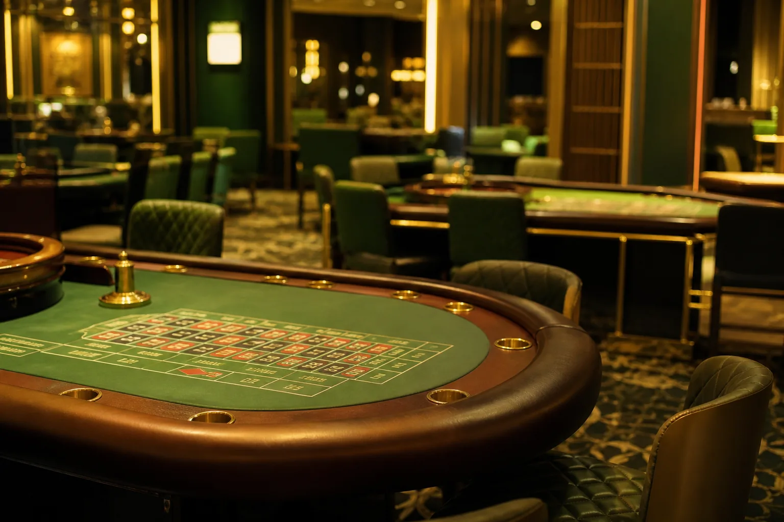 Table and live game categories in an Surge Casino-style lobby